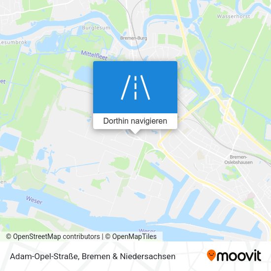 Adam-Opel-Straße Karte
