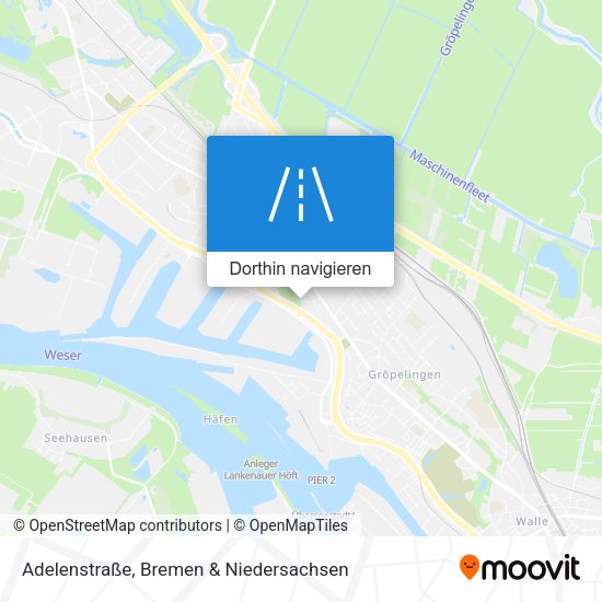 Adelenstraße Karte