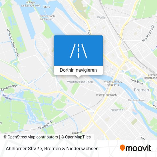 Ahlhorner Straße Karte