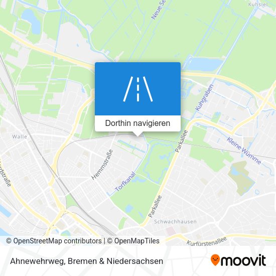 Ahnewehrweg Karte