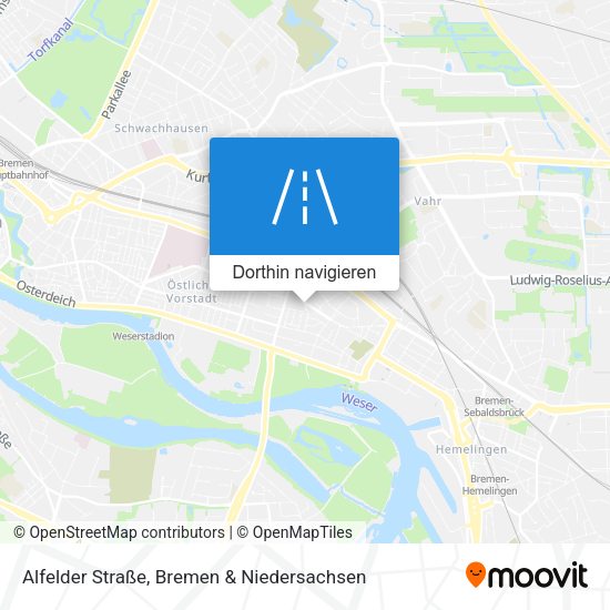 Alfelder Straße Karte