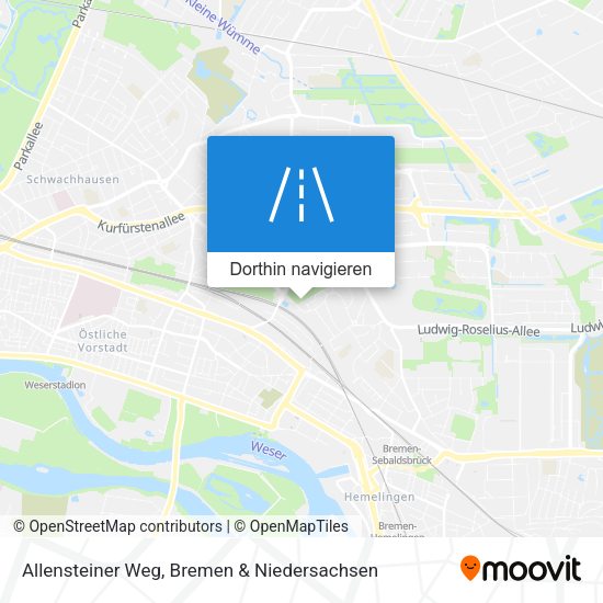 Allensteiner Weg Karte