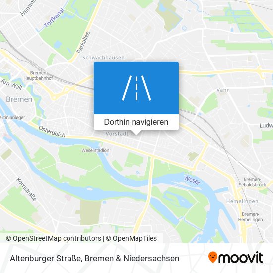 Altenburger Straße Karte
