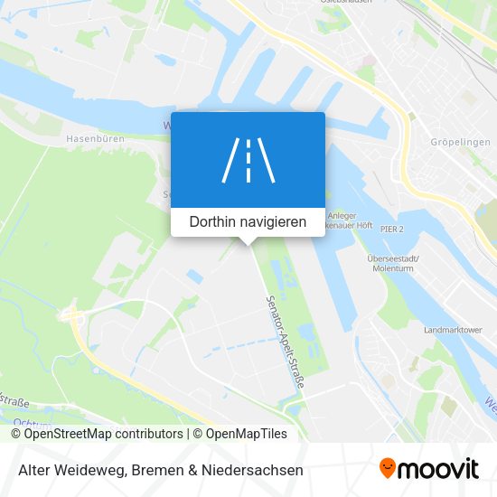 Alter Weideweg Karte
