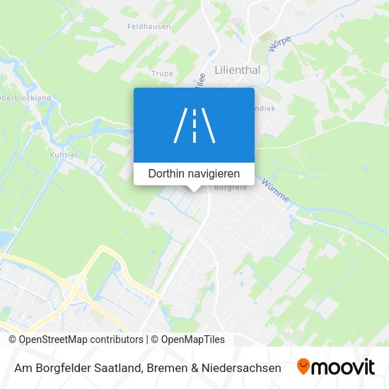 Am Borgfelder Saatland Karte