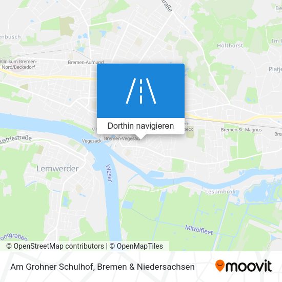 Am Grohner Schulhof Karte