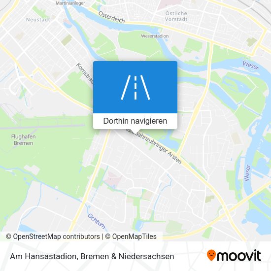 Am Hansastadion Karte