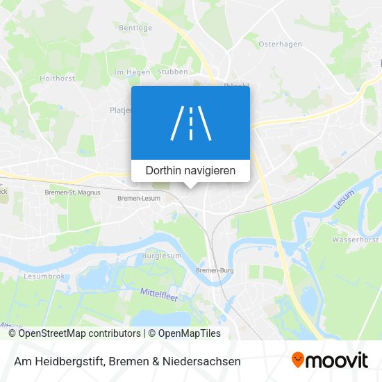 Am Heidbergstift Karte