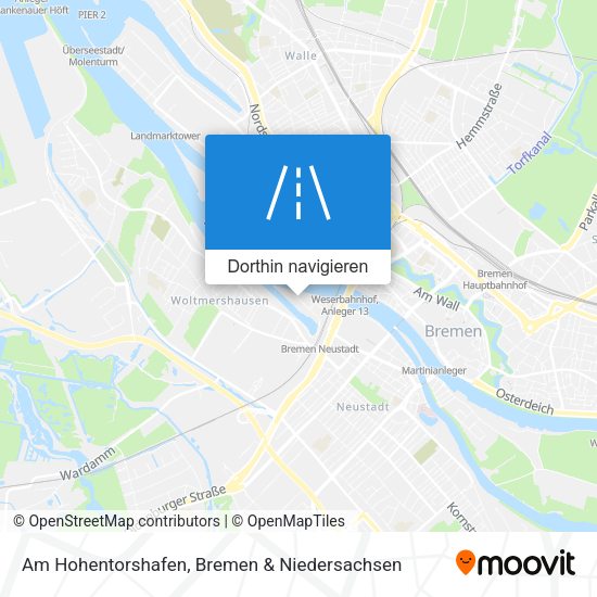 Am Hohentorshafen Karte
