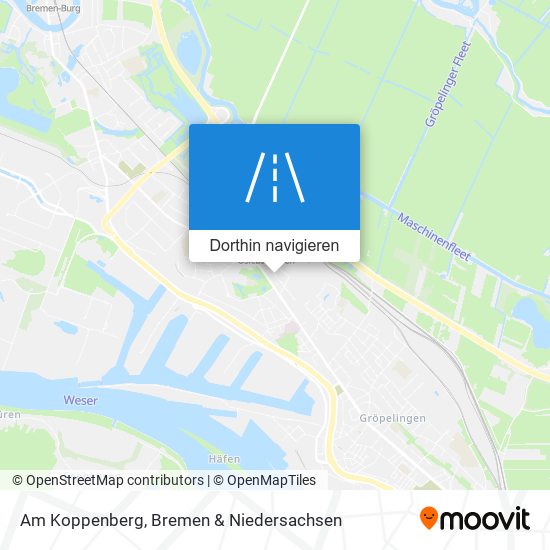 Am Koppenberg Karte