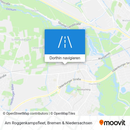 Am Roggenkampsfleet Karte