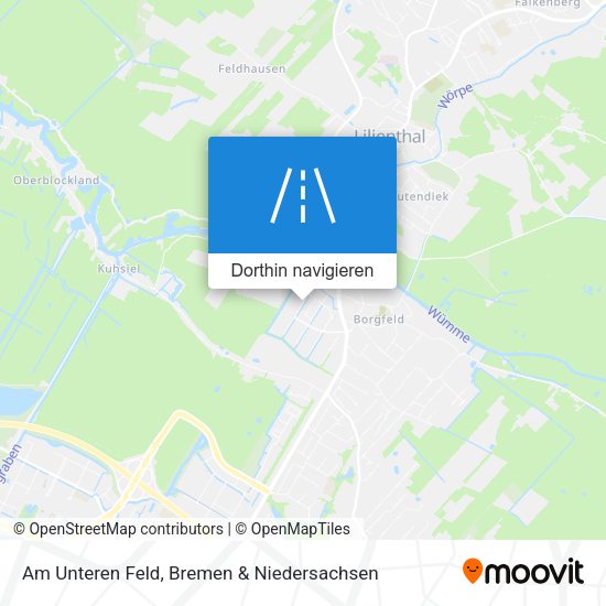 Am Unteren Feld Karte