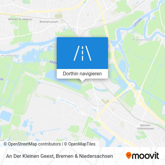 An Der Kleinen Geest Karte
