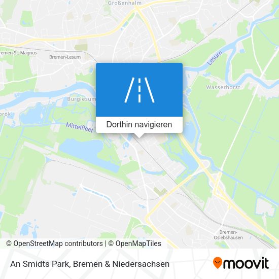 An Smidts Park Karte