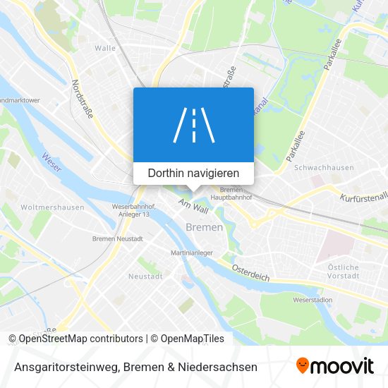 Ansgaritorsteinweg Karte