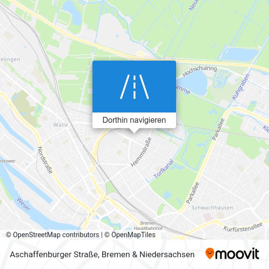 Aschaffenburger Straße Karte