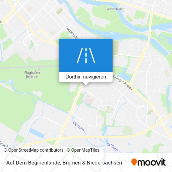 Auf Dem Beginenlande Karte