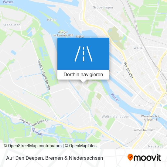 Auf Den Deepen Karte
