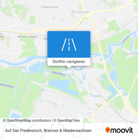 Auf Der Fredewisch Karte