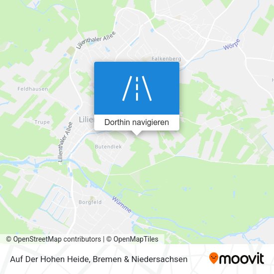 Auf Der Hohen Heide Karte