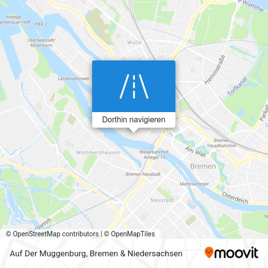 Auf Der Muggenburg Karte