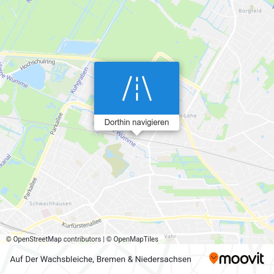 Auf Der Wachsbleiche Karte