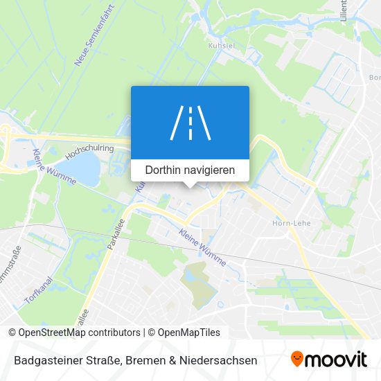Badgasteiner Straße Karte