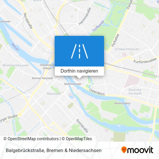 Balgebrückstraße Karte