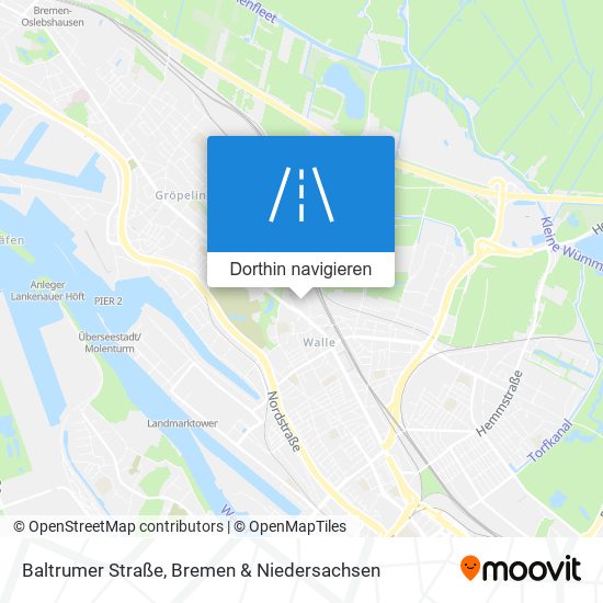 Baltrumer Straße Karte