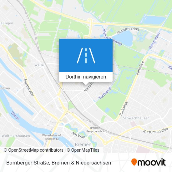 Bamberger Straße Karte