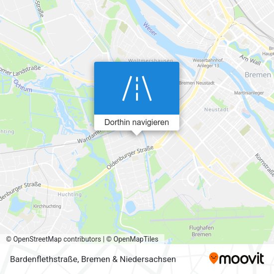 Bardenflethstraße Karte
