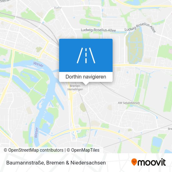 Baumannstraße Karte