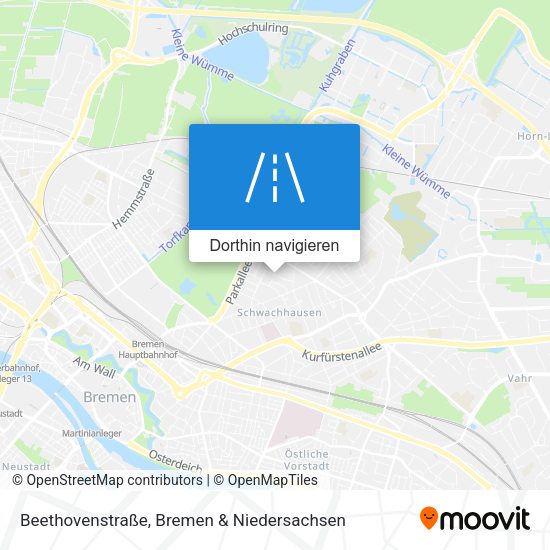 Beethovenstraße Karte