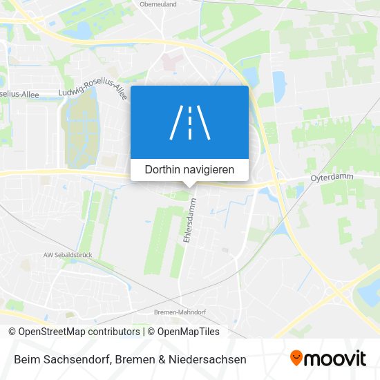 Beim Sachsendorf Karte