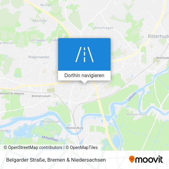 Belgarder Straße Karte