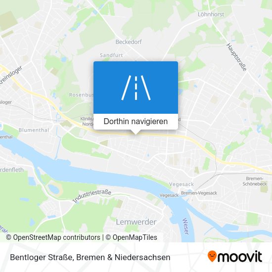 Bentloger Straße Karte