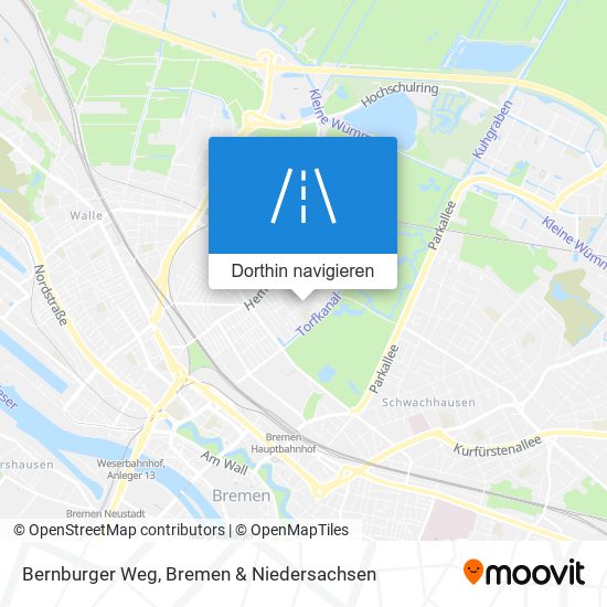 Bernburger Weg Karte