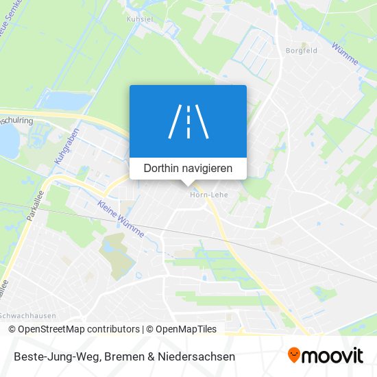 Beste-Jung-Weg Karte