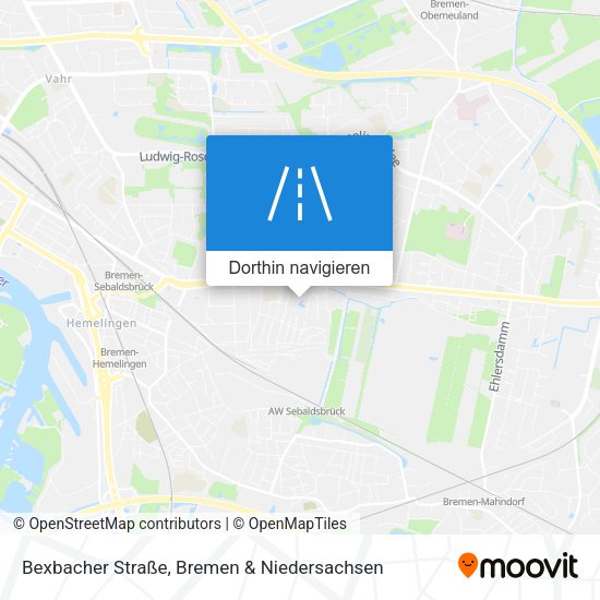 Bexbacher Straße Karte