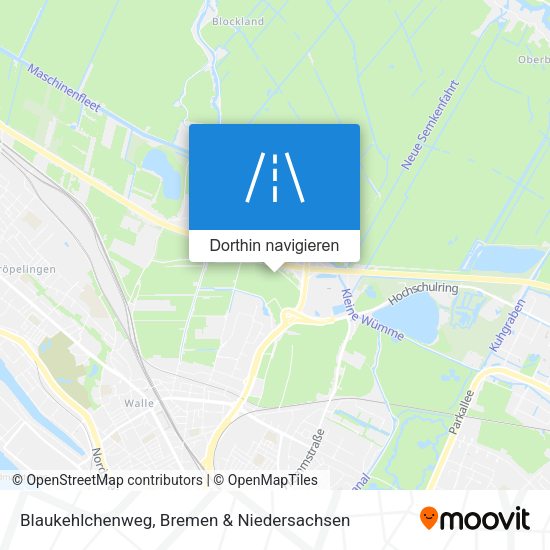 Blaukehlchenweg Karte