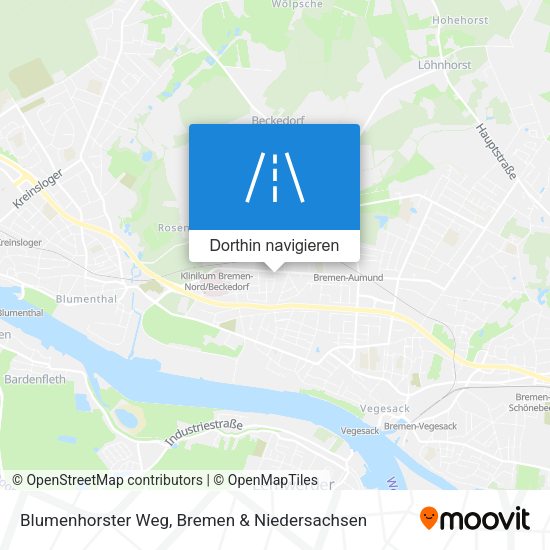 Blumenhorster Weg Karte