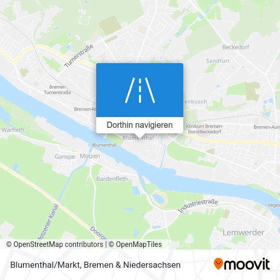 Blumenthal/Markt Karte