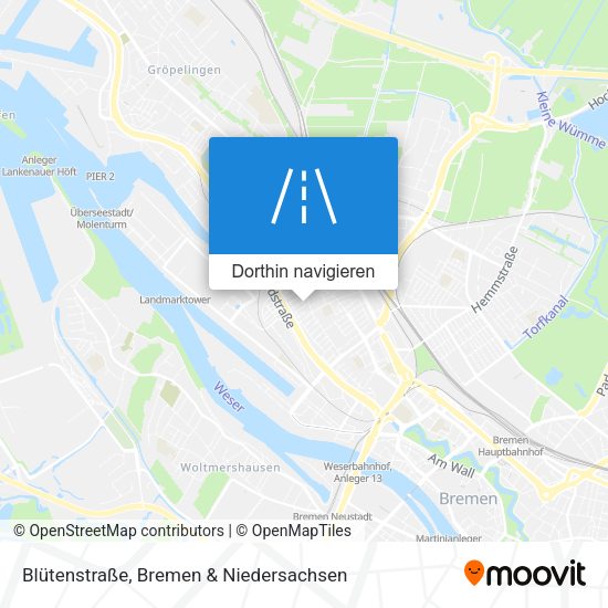 Blütenstraße Karte