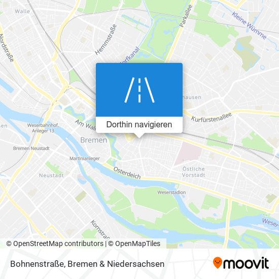 Bohnenstraße Karte
