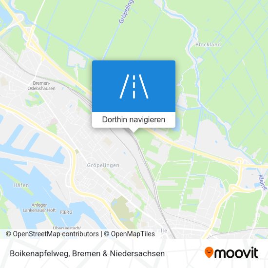 Boikenapfelweg Karte