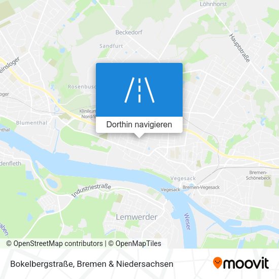 Bokelbergstraße Karte