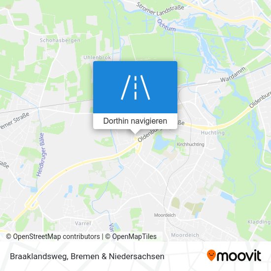 Braaklandsweg Karte
