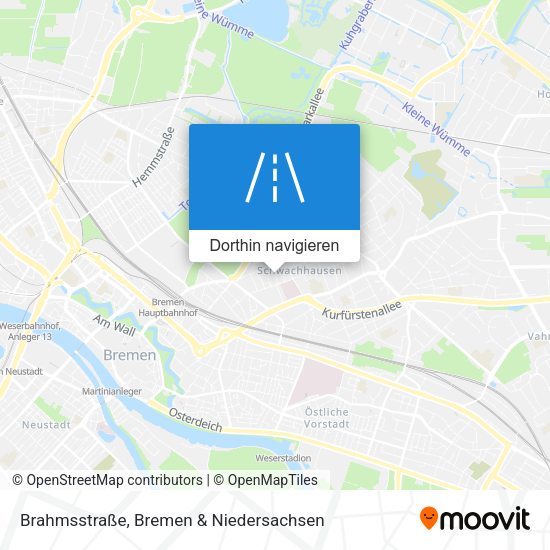 Brahmsstraße Karte