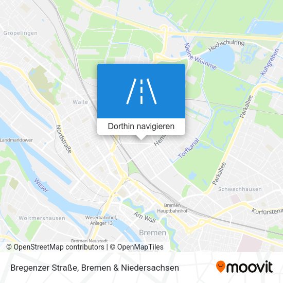 Bregenzer Straße Karte