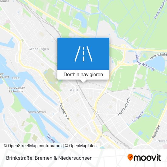 Brinkstraße Karte